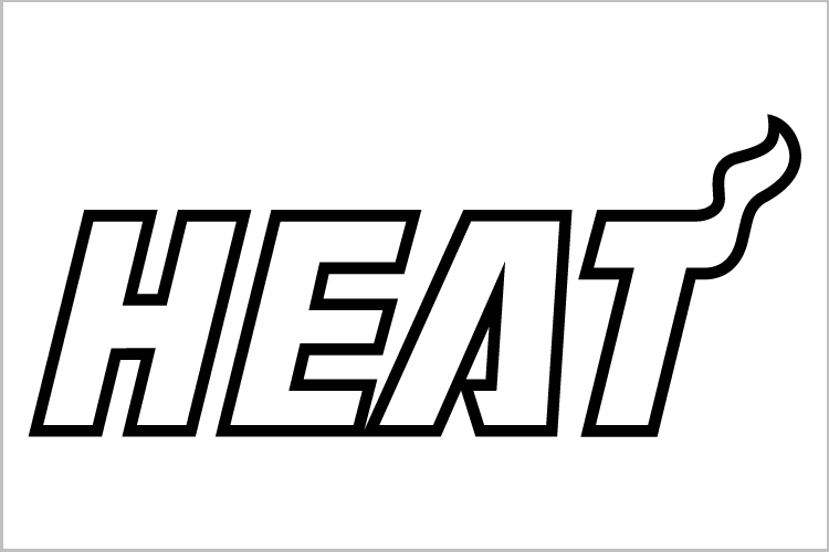 Miami Heat 2012-2013 Pres Wordmark Logo 2 cricut iron on